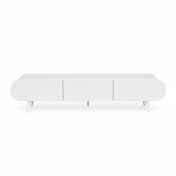 Svelor Golvstående TV-bänk 180 cm med Förvaring i Målat Trä - Vit - Möbler - Tv möbel & mediamöbel - TV bänk & mediabänk