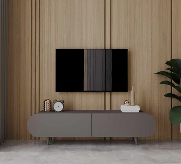 Svelor TV-bänk 140x49x30 cm - Grå - Möbler - Tv möbel & mediamöbel - TV bänk & mediabänk
