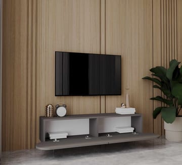 Svelor TV-bänk 140x49x30 cm - Grå - Möbler - Tv möbel & mediamöbel - TV bänk & mediabänk