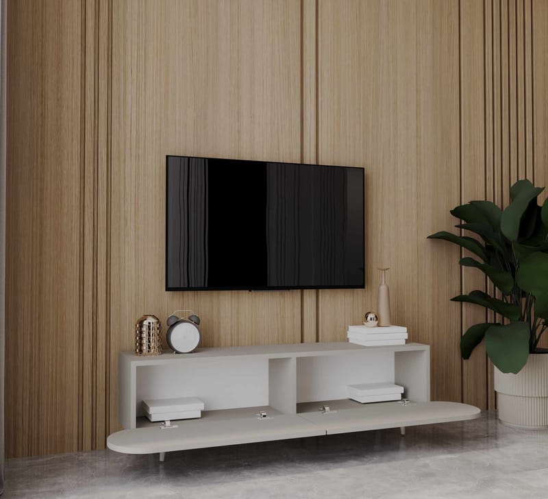 Svelor TV-bänk 160x49x30 cm - Sandstone - Möbler - Tv möbel & mediamöbel - TV bänk & mediabänk