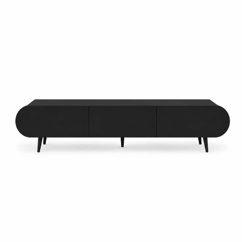 Svelor TV-bänk 180x49x30 cm, Svart