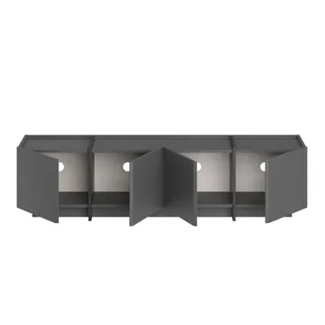 Sylvenn TV-bänk 180 cm - Antracit/Svart - Möbler - Tv möbel & mediamöbel - TV bänk & mediabänk