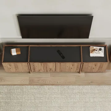 Sylvenn TV-bänk 180 cm - Atlantic Pine/Anthracite - Möbler - Tv möbel & mediamöbel - TV bänk & mediabänk