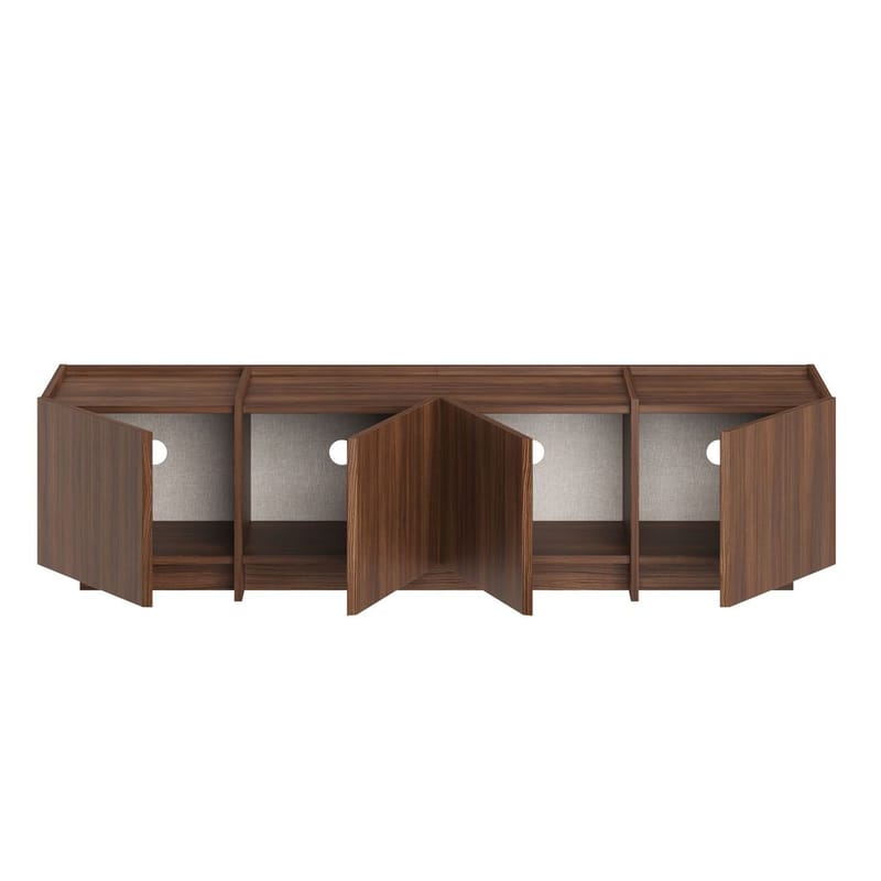 Sylvenn TV-bänk 180 cm med Förvaring - Milano Walnut - Möbler - Tv möbel & mediamöbel - Mediastativ & väggfäste