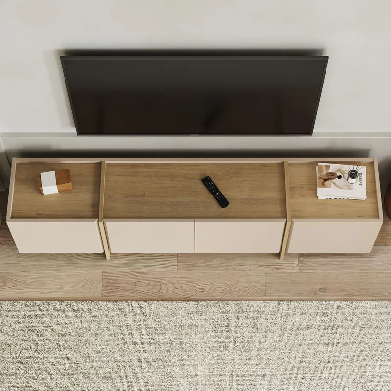 Sylvenn Tv-bänk 180 cm - Safir Ek - Möbler - Tv möbel & mediamöbel - Mediastativ & väggfäste