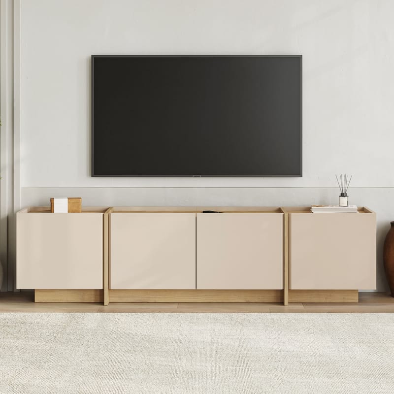 Sylvenn Tv-bänk 180 cm - Safir Ek - Möbler - Tv möbel & mediamöbel - Mediastativ & väggfäste