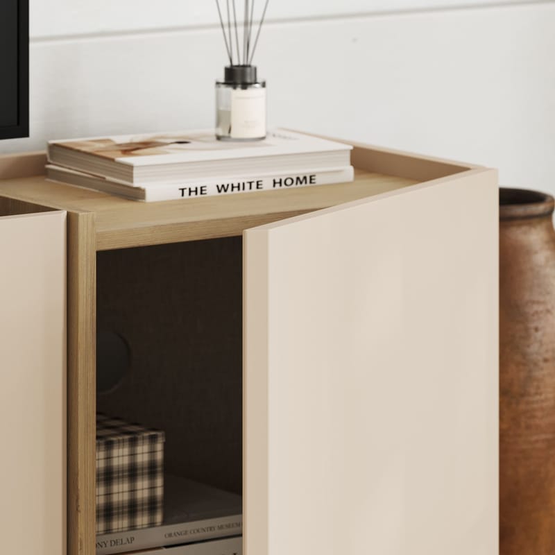 Sylvenn Tv-bänk 180 cm - Safir Ek - Möbler - Tv möbel & mediamöbel - Mediastativ & väggfäste