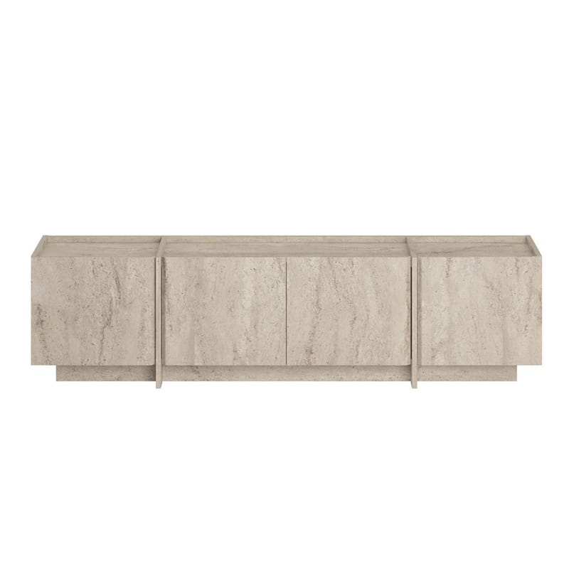 Sylvenn TV och Mediabänk 180 cm med Förvaring i Trä - Beige - Möbler - Tv möbel & mediamöbel - TV bänk & mediabänk