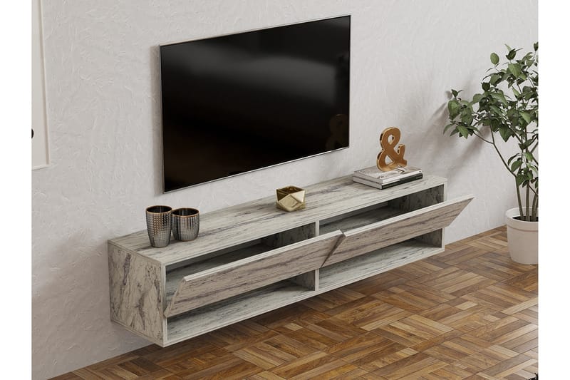 Taboada Tv-bänk 141 cm - Beige - Möbler - Tv möbel & mediamöbel - TV b�änk & mediabänk