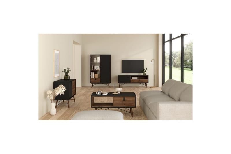 Tadami Tv-stativ 60 cm - Askgrå - Möbler - Tv möbel & mediamöbel - Mediastativ & väggfäste