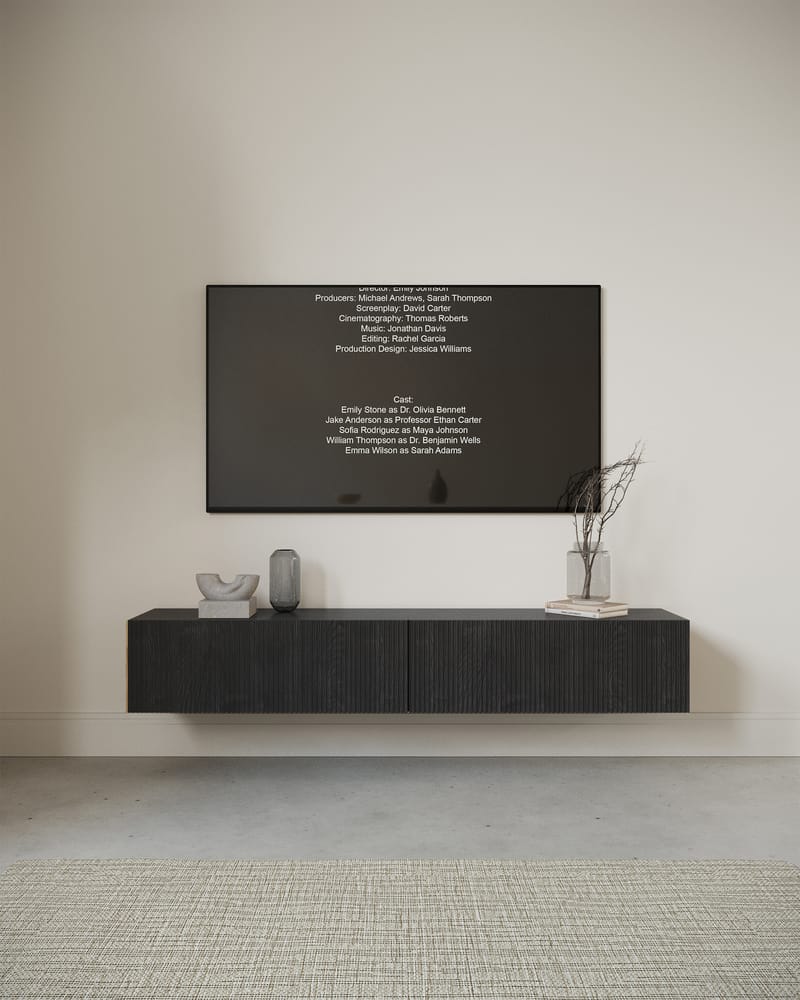 Takayo Tv-bänk 176 cm - Svart - Möbler - Tv möbel & mediamöbel - TV bänk & mediabänk
