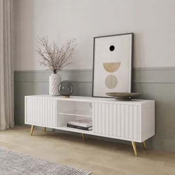 Tapas Tv-bänk 135 cm - Vit - Möbler - Tv möbel & mediamöbel - TV bänk & mediabänk