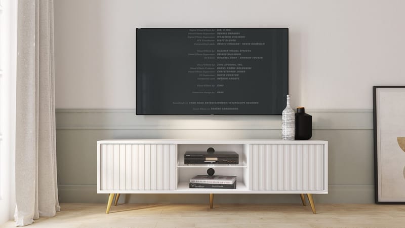 Tapas Tv-bänk 135 cm - Vit - Möbler - Tv möbel & mediamöbel - TV bänk & mediabänk