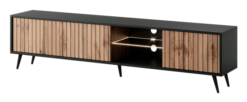 Tapas Tv-bänk 175 cm - Svart - Möbler - Tv möbel & mediamöbel - TV bänk & mediabänk