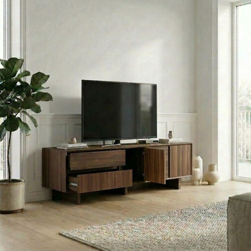 Tavon TV-bänk 180x55x45 cm - Milano-valnöt - Möbler - Tv möbel & mediamöbel - TV bänk & mediabänk