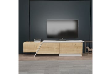 Tavros Tv-bänk 180 cm - Ek/Vit - Möbler - Tv möbel & mediamöbel - TV bänk & mediabänk