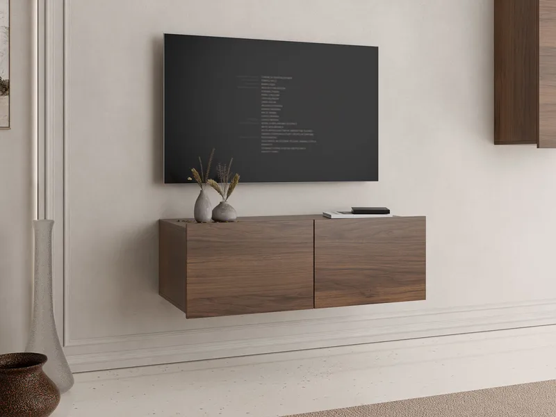 Tessan Tv-bänk 100 cm - brun - Möbler - Tv möbel & mediamöbel - TV bänk & mediabänk