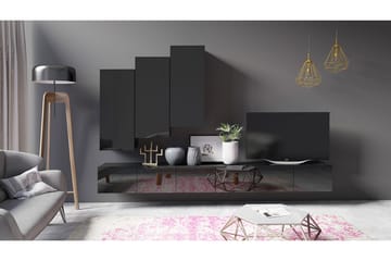 Tessan Tv-möbelset - Svart - Möbler - Tv möbel & mediamöbel - TV-möbelset