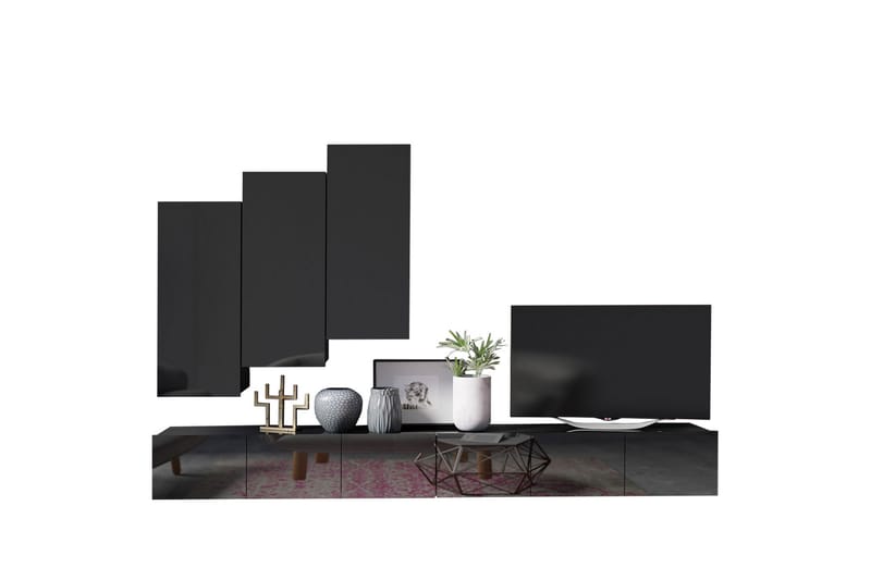 Tessan Tv-möbelset - Svart - Möbler - Tv möbel & mediamöbel - TV-möbelset