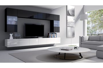 Tessan Tv-möbelset - Svart/Vit - Möbler - Tv möbel & mediamöbel - TV-möbelset