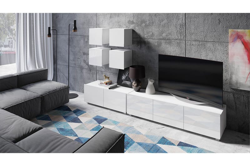 Tessan Tv-möbelset - Vit - Möbler - Tv möbel & mediamöbel - TV-möbelset