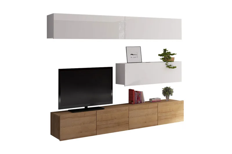 Tessan TV-möbelset - Vit - Möbler - Tv möbel & mediamöbel - TV-möbelset