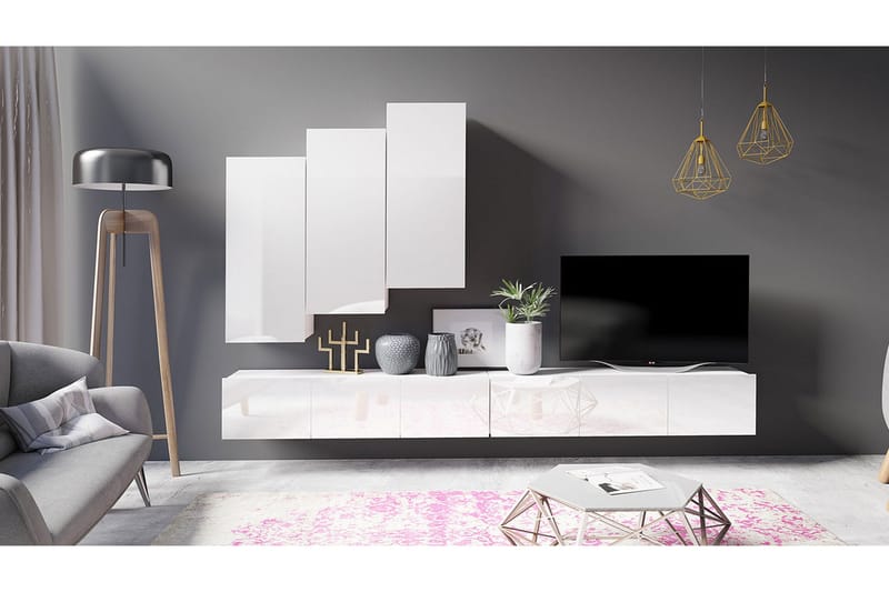 Tessan Tv-möbelset - Vit - Möbler - Tv möbel & mediamöbel - TV-möbelset