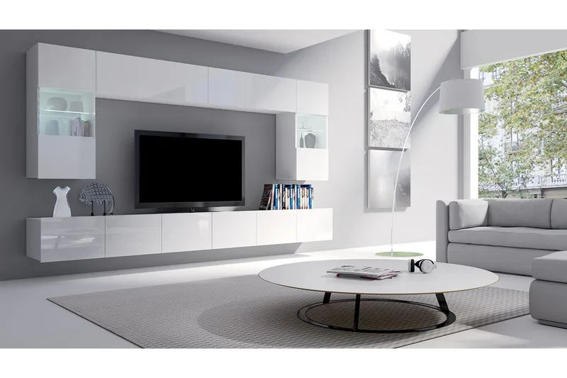 Tessan Tv-möbelset - Vit - Möbler - Tv möbel & mediamöbel - TV-möbelset