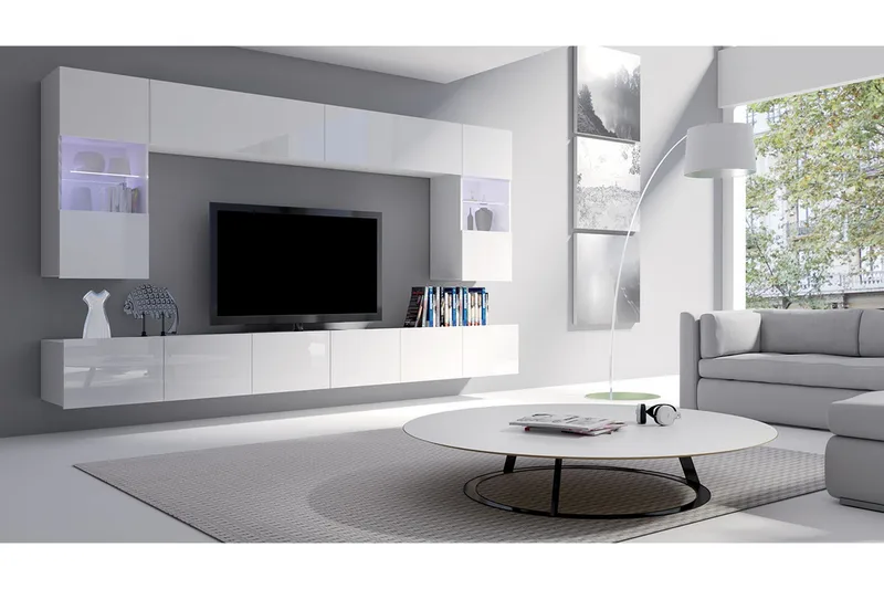 Tessan Tv-möbelset - Vit - Möbler - Tv möbel & mediamöbel - TV-möbelset