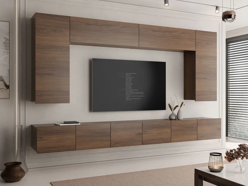 Tessan Tv väggenhet - brun - Möbler - Tv möbel & mediamöbel - TV-möbelset