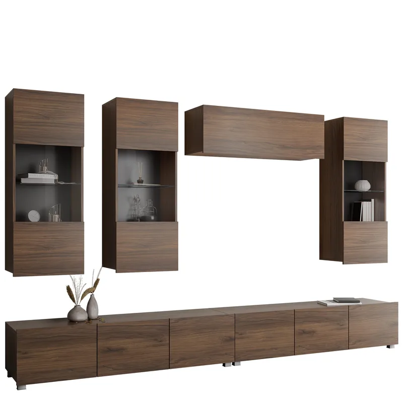 Tessan Tv väggenhet - brun - Möbler - Tv möbel & mediamöbel - TV-möbelset