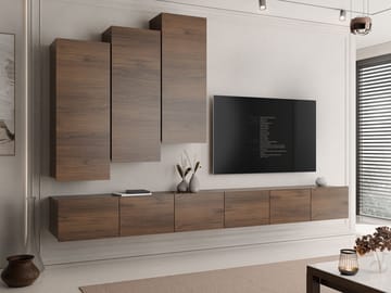Tessan Tv väggenhet - brun - Möbler - Tv möbel & mediamöbel - TV-möbelset