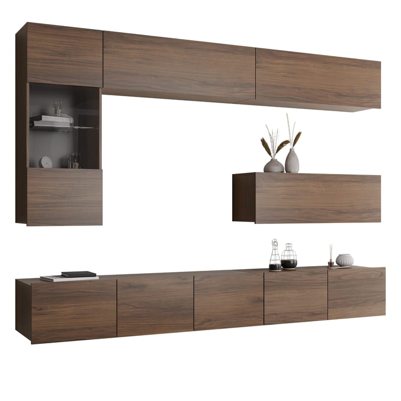 Tessan Tv väggenhet, brun