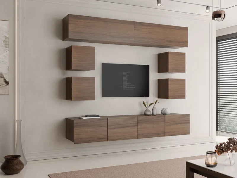Tessan Tv väggenhet - brun - Möbler - Tv möbel & mediamöbel - TV-möbelset
