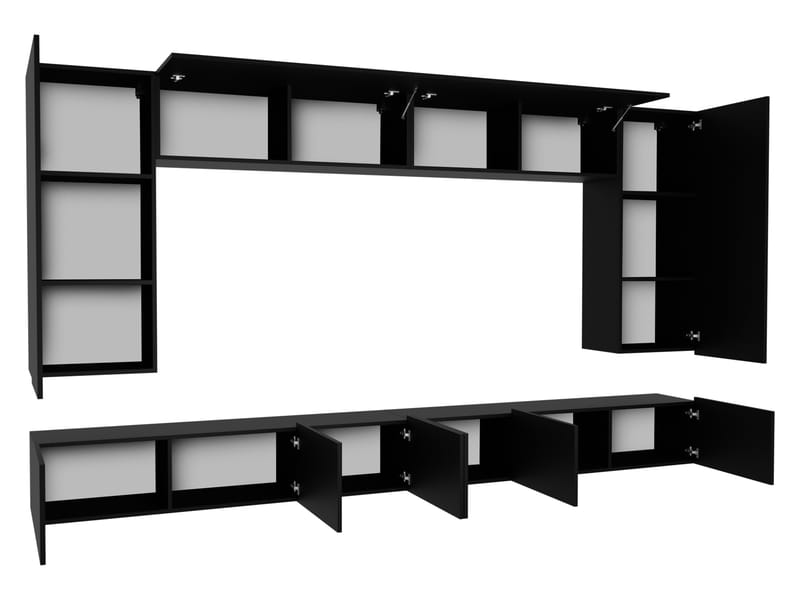 Tessan Tv väggenhet - brun - Möbler - Tv möbel & mediamöbel - TV-möbelset