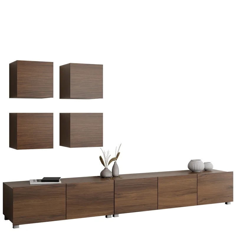 Tessan Tv väggenhet, brun