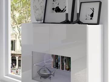 Tessan Tv väggenhet med LED-belysning - blå - Möbler - Tv möbel & mediamöbel - TV-möbelset