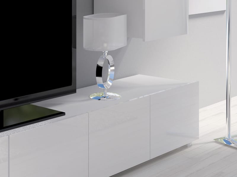 Tessan Tv väggenhet med LED-belysning - brun - Möbler - Tv möbel & mediamöbel - TV-möbelset