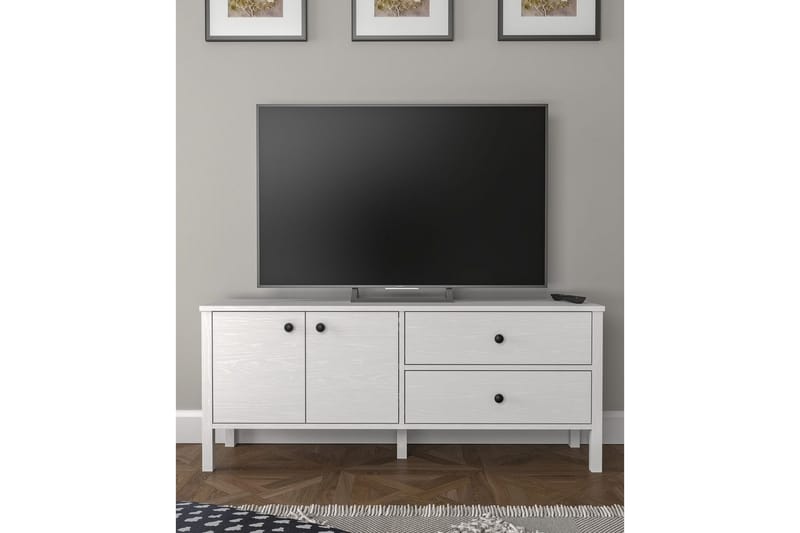 Ticoman Tv-bänk 140 cm - Natur/Vit - Möbler - Tv möbel & mediamöbel - TV bänk & mediabänk