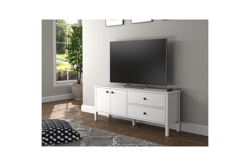 Ticoman Tv-bänk 140 cm - Natur/Vit - Möbler - Tv möbel & mediamöbel - TV bänk & mediabänk