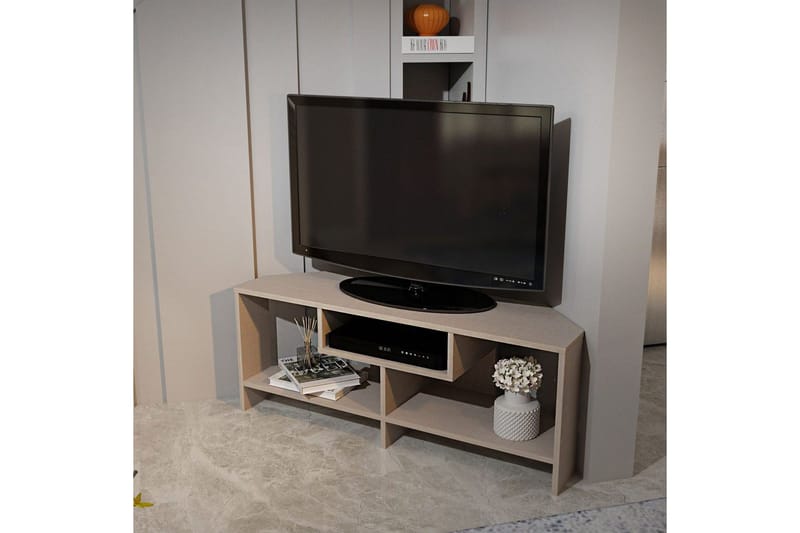 Torlin Tv-bänk 120 cm - Beige - Möbler - Tv möbel & mediamöbel - TV bänk & mediabänk