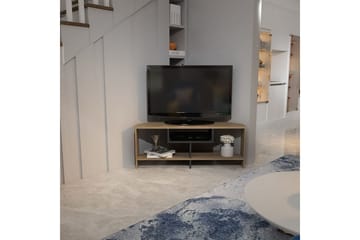 Torlin Tv-bänk 120 cm - Valnöt/Vit - Möbler - Tv möbel & mediamöbel - TV bänk & mediabänk