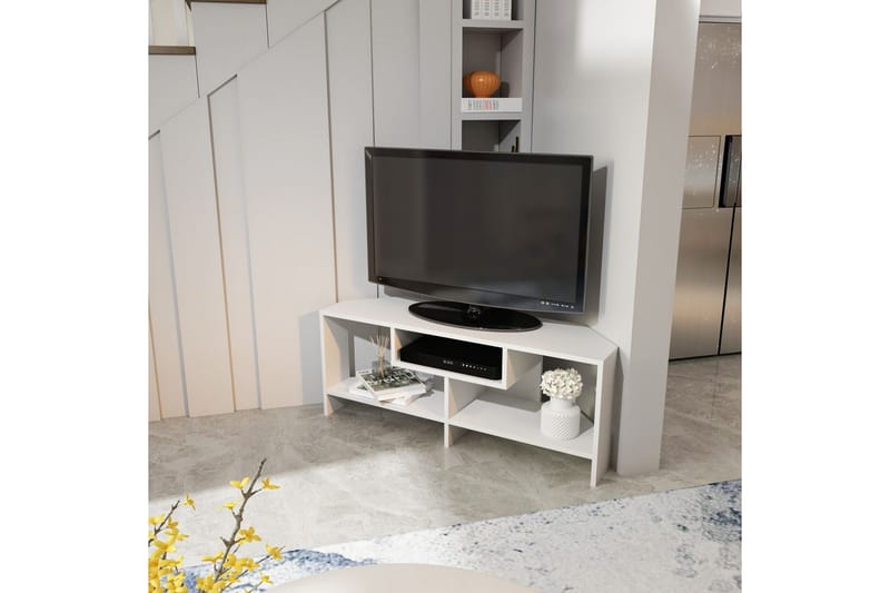 Torlin Tv-bänk 120 cm - Vit - Möbler - Tv möbel & mediamöbel - TV bänk & mediabänk