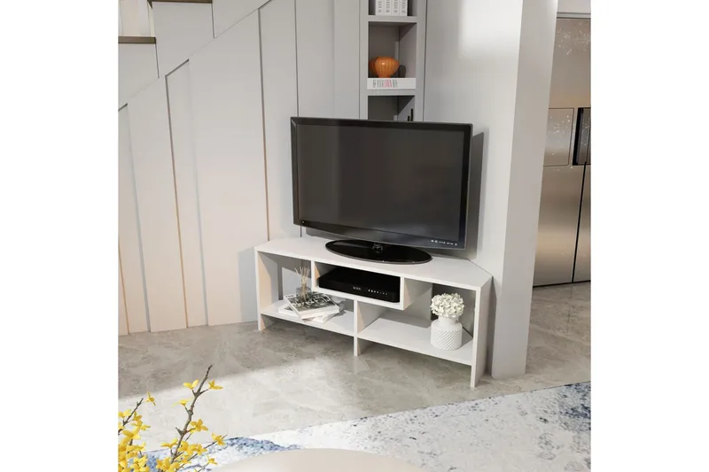 Torlin Tv-bänk 120 cm - Vit - Möbler - Tv möbel & mediamöbel - TV bänk & mediabänk