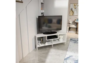 Torlin Tv-bänk 120 cm - Vit - Möbler - Tv möbel & mediamöbel - TV bänk & mediabänk