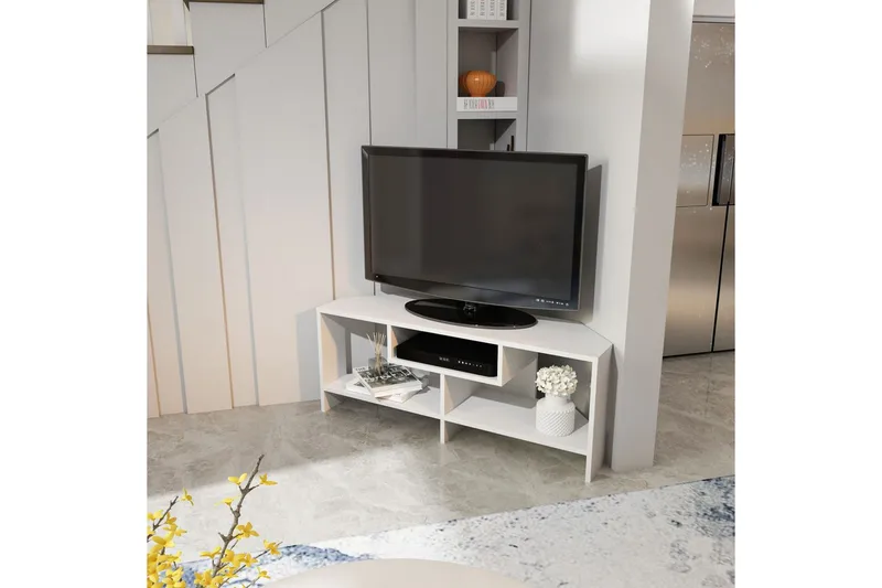 Torlin Tv-bänk 120 cm - Vit - Möbler - Tv möbel & mediamöbel - TV bänk & mediabänk