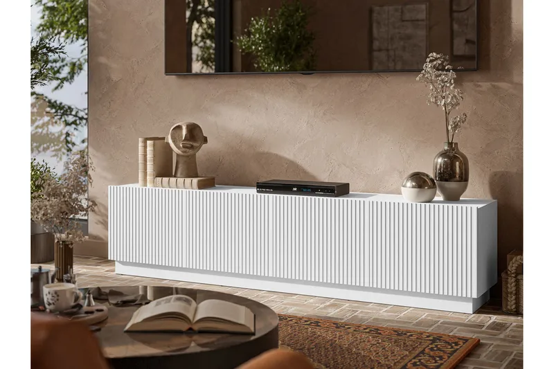 Torvalen Tv-bänk 200 cm - Vit - Möbler - Tv möbel & mediamöbel - TV bänk & mediabänk