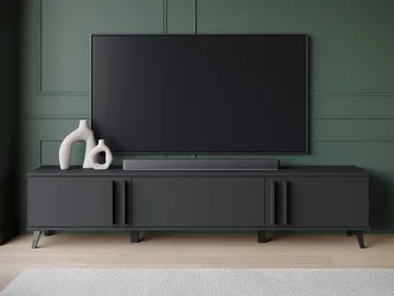 Torvos Tv-bänk 180 cm - Svart - Möbler - Tv möbel & mediamöbel - TV bänk & mediabänk