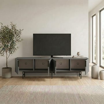 Truvia TV-bänk 200x55x35 cm - Antracit/Svart - Möbler - Tv möbel & mediamöbel - TV bänk & mediabänk