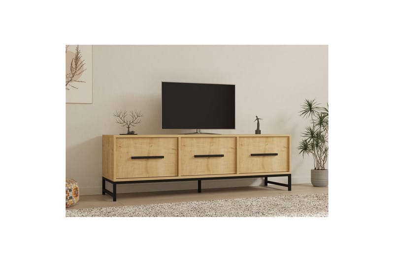 Tukums Tv-bänk 160 cm - Natural - Möbler - Tv möbel & mediamöbel - TV bänk & mediabänk